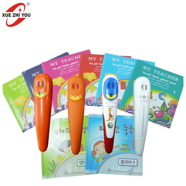 ध्वनि पढ़ना खिलौना और ओआईडी स्टोरी किताबें बच्चों के लिए मैजिक पेन अंग्रेजी अरबी सीखना अच्छा शैक्षिक उत्पाद